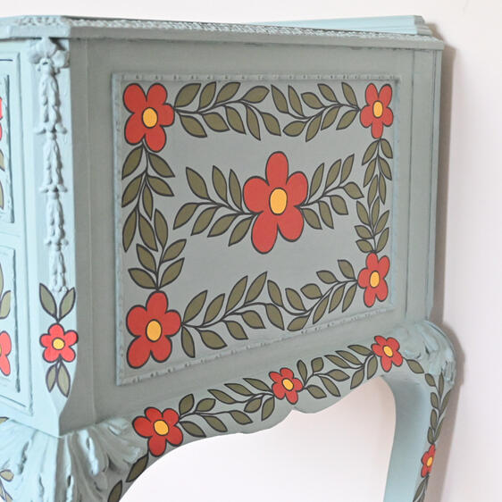 Painted dressing table