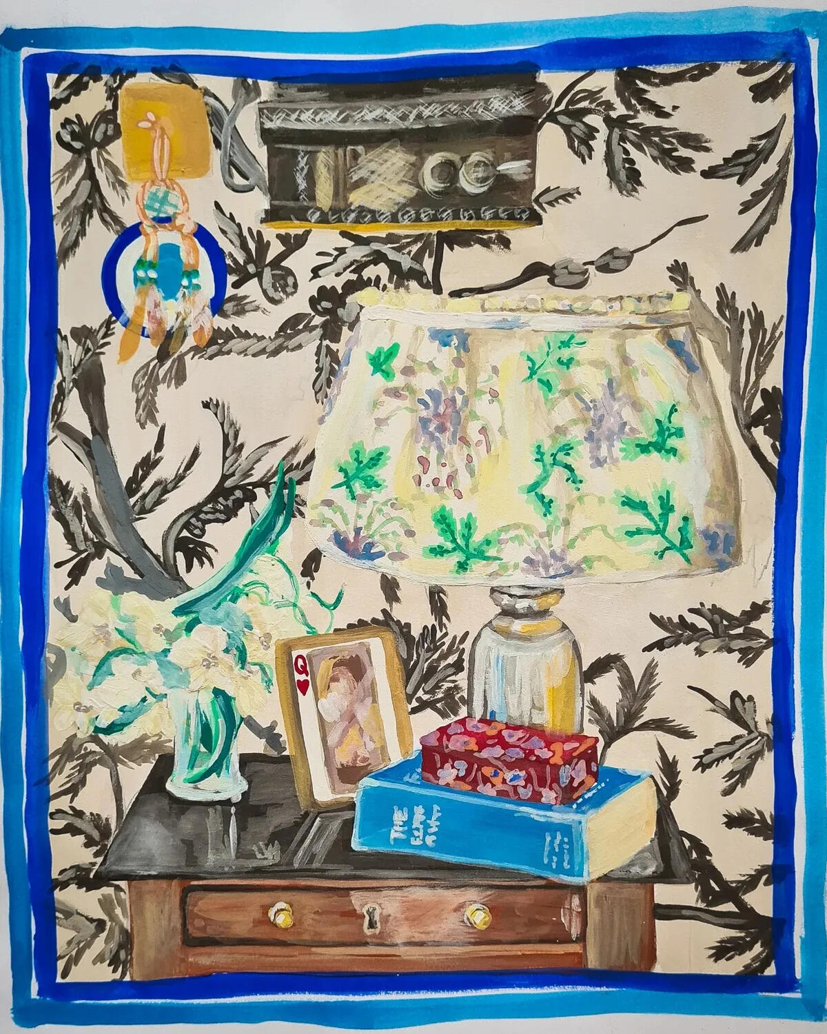 'Queen of hearts painting'