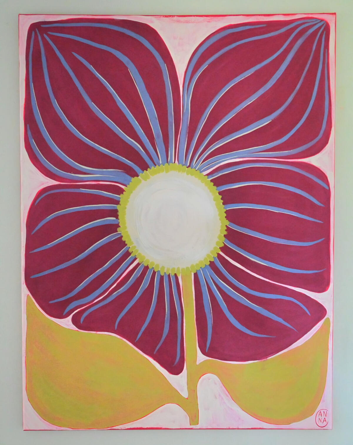 Large abstract flower