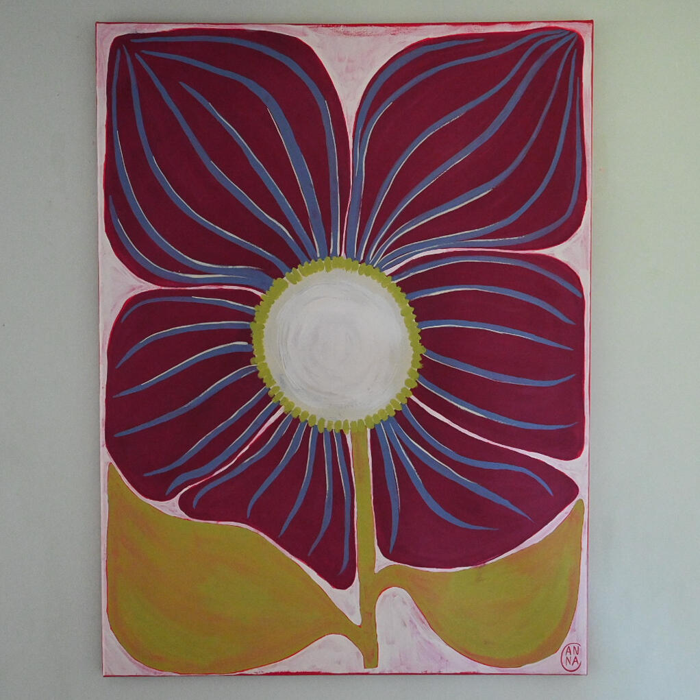 Large abstract flower