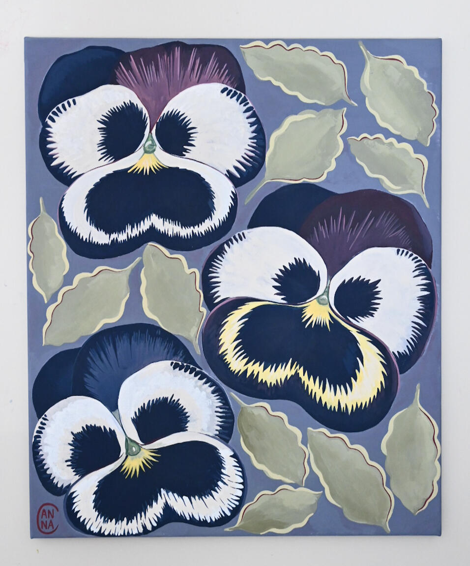 Large abstract flower