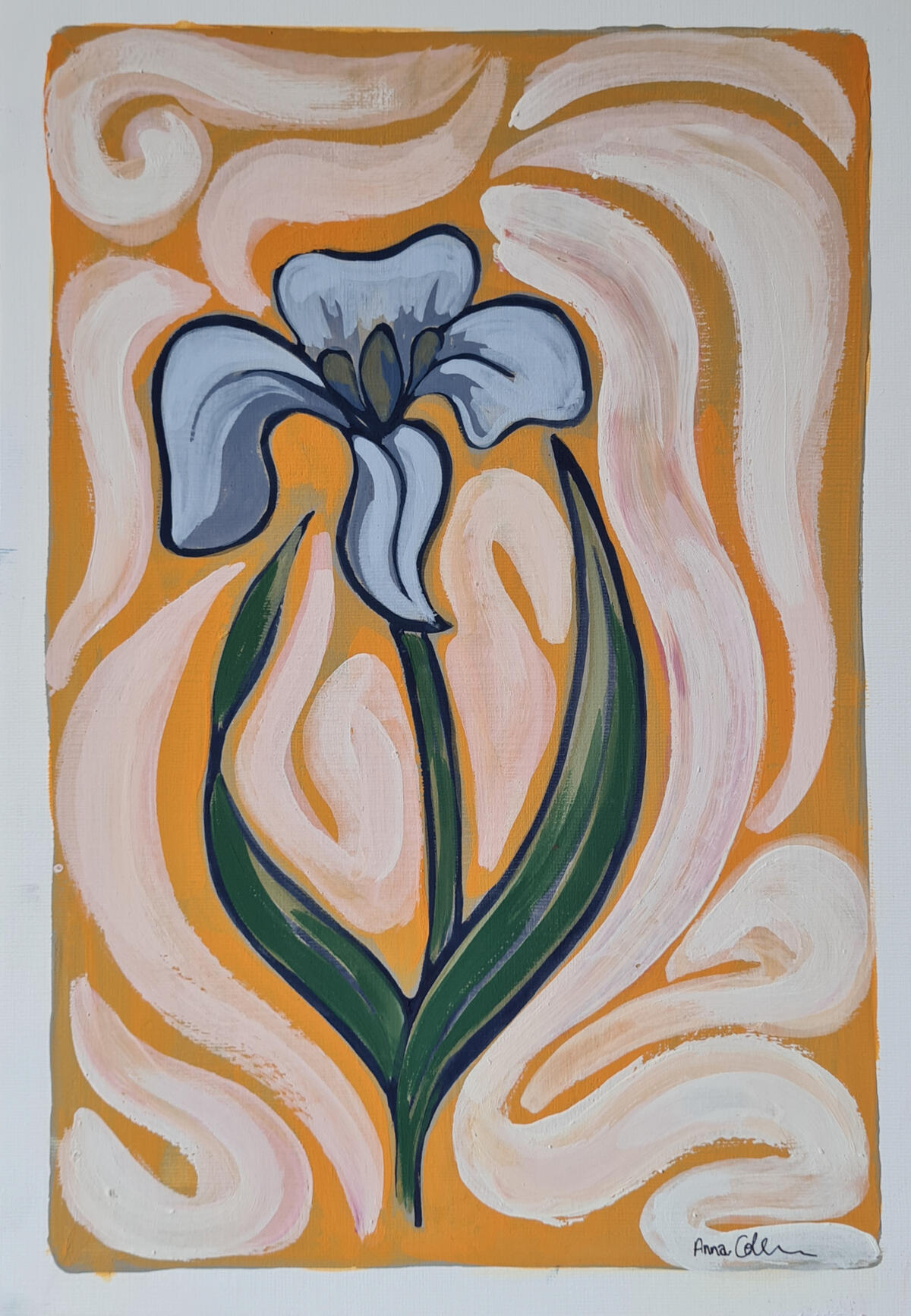Iris painting